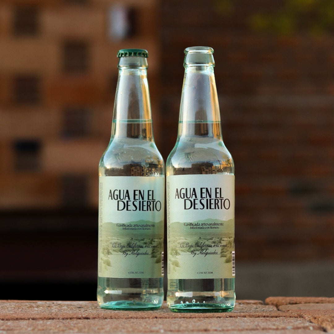 Gasificada artesanal con infusión de romero 355ml.