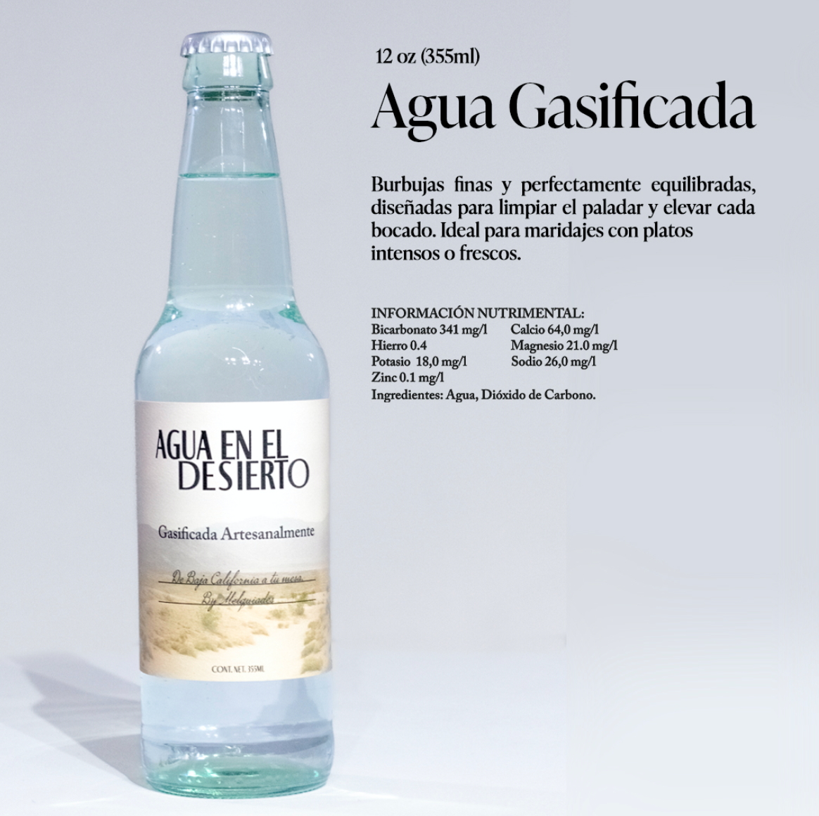 Gasificada artesanal 355ml.