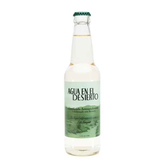 Gasificada artesanal con infusión de romero 355ml.