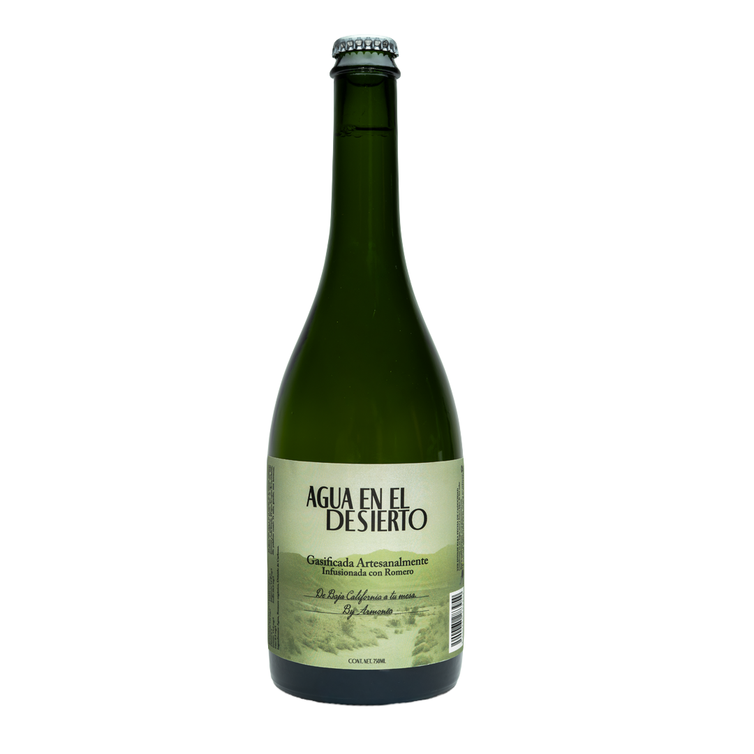 Gasificada artesanal con infusión de romero 750 ml.