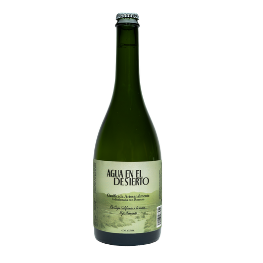Gasificada artesanal con infusión de romero 750 ml.