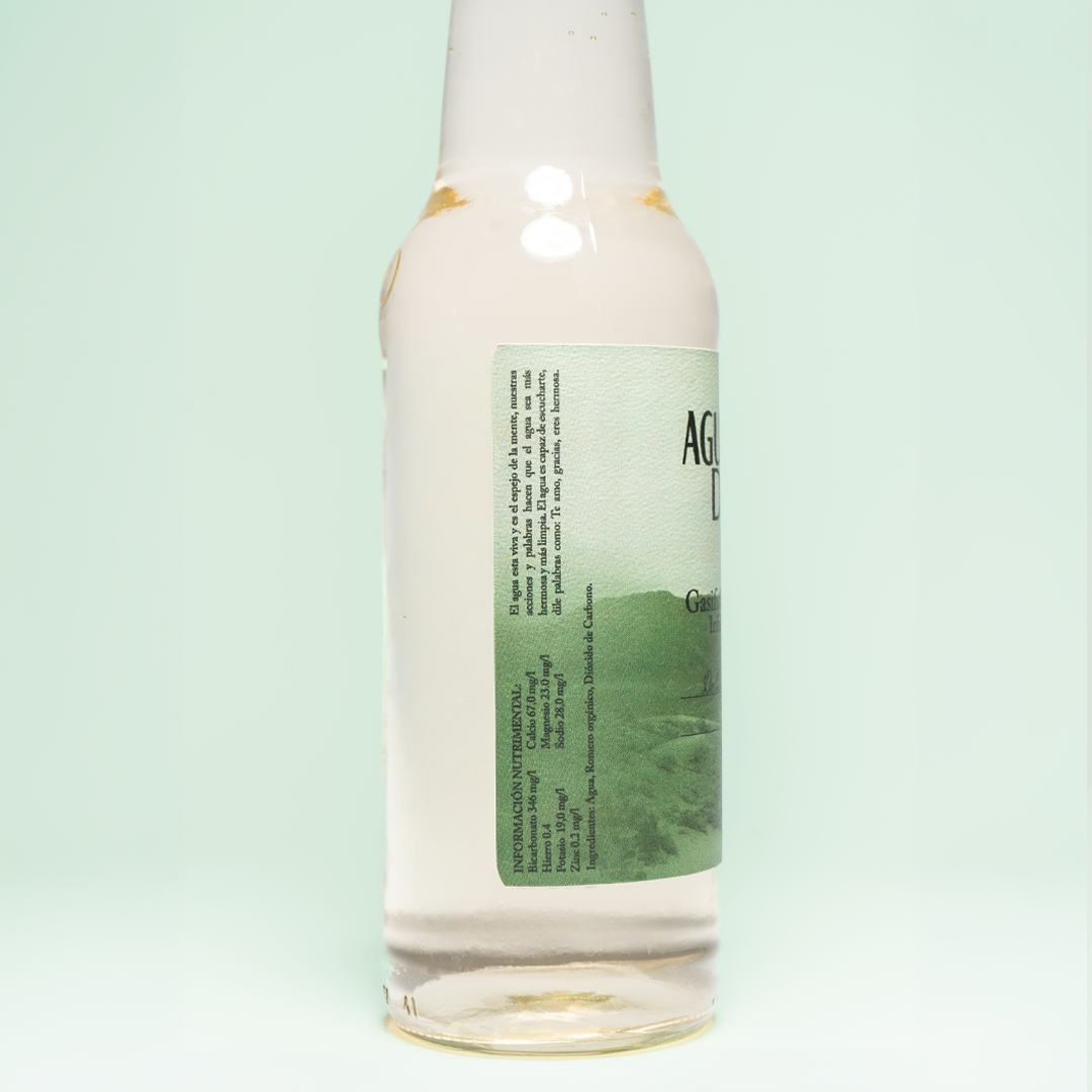 Gasificada artesanal con infusión de romero 355ml.